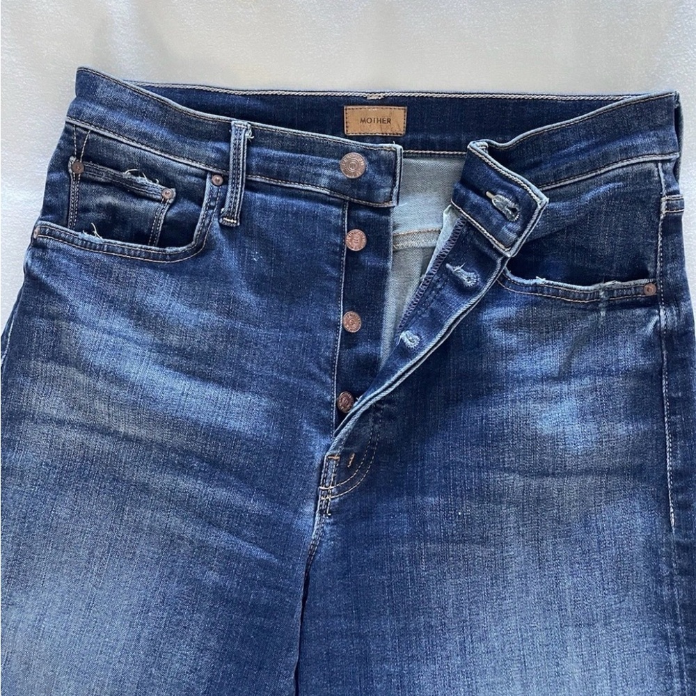 MOTHER The Rambler Ankle Jeans Don't Mind Me Wash - Picture 3 of 8